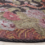 Safavieh Besarabian 6'-7" x 6'-7" Rug in Black / Sage Rust