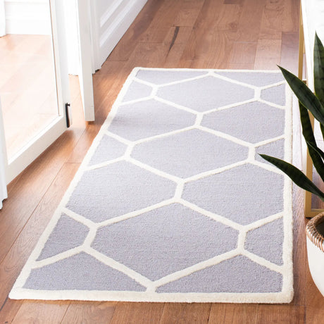 Safavieh Cambridge 2'-6" x 6'-0" Rug in Silver / Ivory