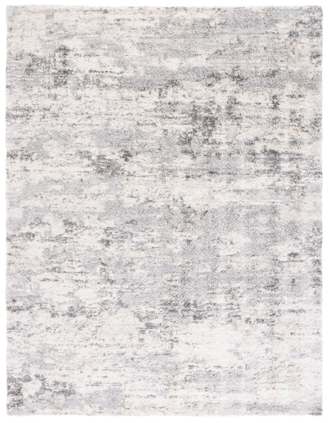 Safavieh Berber Shag 200 10'-0" x 14'-0" Rug in Ivory / Grey