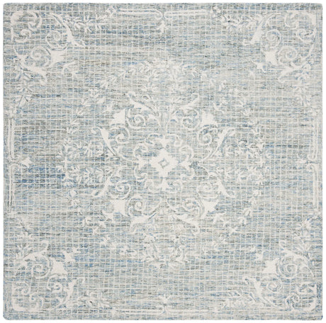 Safavieh Abstract 6'-0" x 6'-0" Rug in Light Blue