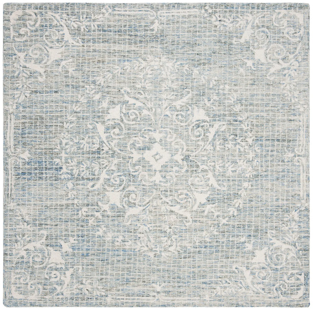 Safavieh Abstract 6'-0" x 6'-0" Rug in Light Blue