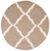 Safavieh Sgd-Dallas Shag 6'-0" x 6'-0" Rug in Beige / Ivory