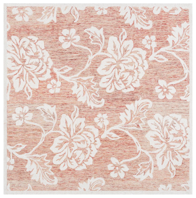 Safavieh Jardin 6'-0" x 6'-0" Rug in Rust / Ivory