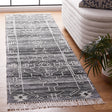 Safavieh Kilim 2'-3" x 9'-0" Rug in Black / Ivory