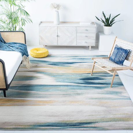 Safavieh Skyler 10'-0" x 14'-0" Rug in Beige / Navy