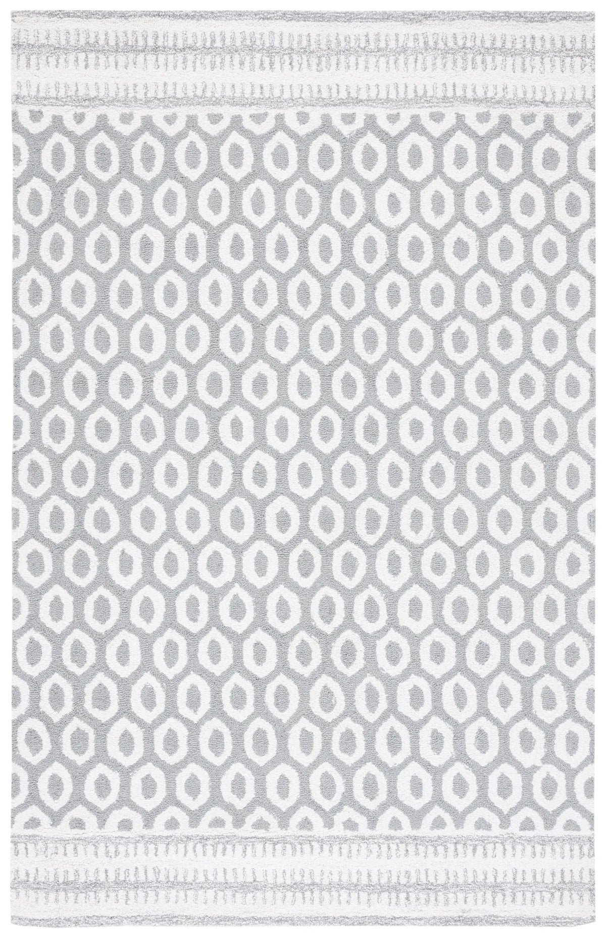 Safavieh Capri 4'-0" x 6'-0" Rug in Ivory / Grey