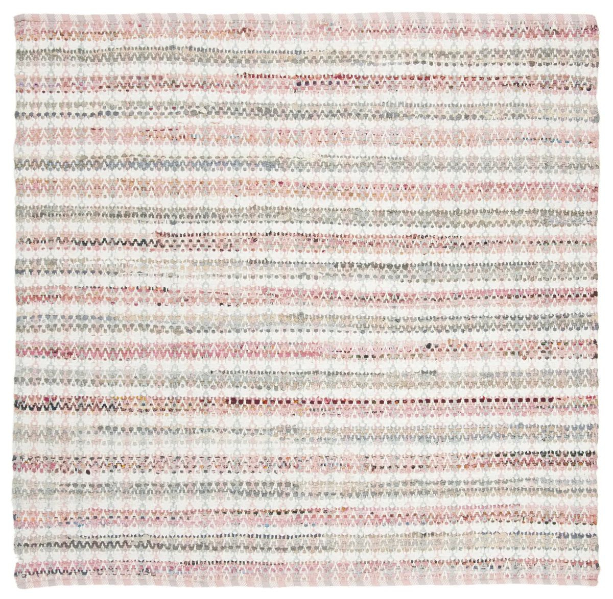 Safavieh Montauk 6'-0" x 6'-0" Rug in Pink / Multi