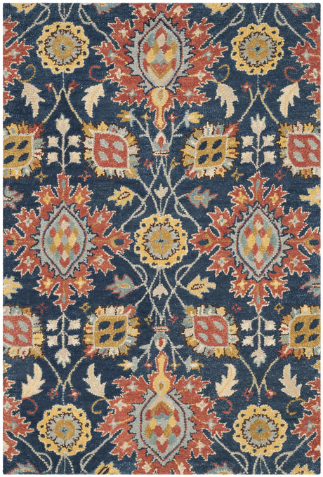 Safavieh Roslyn 4'-0" x 6'-0" Rug in Navy / Multi