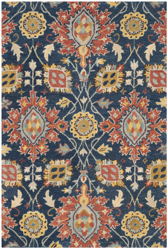 Safavieh Roslyn 4'-0" x 6'-0" Rug in Navy / Multi