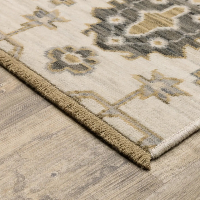 Oriental Weavers Sphinx Acacia ACA11 Tan Rugs - corner detail