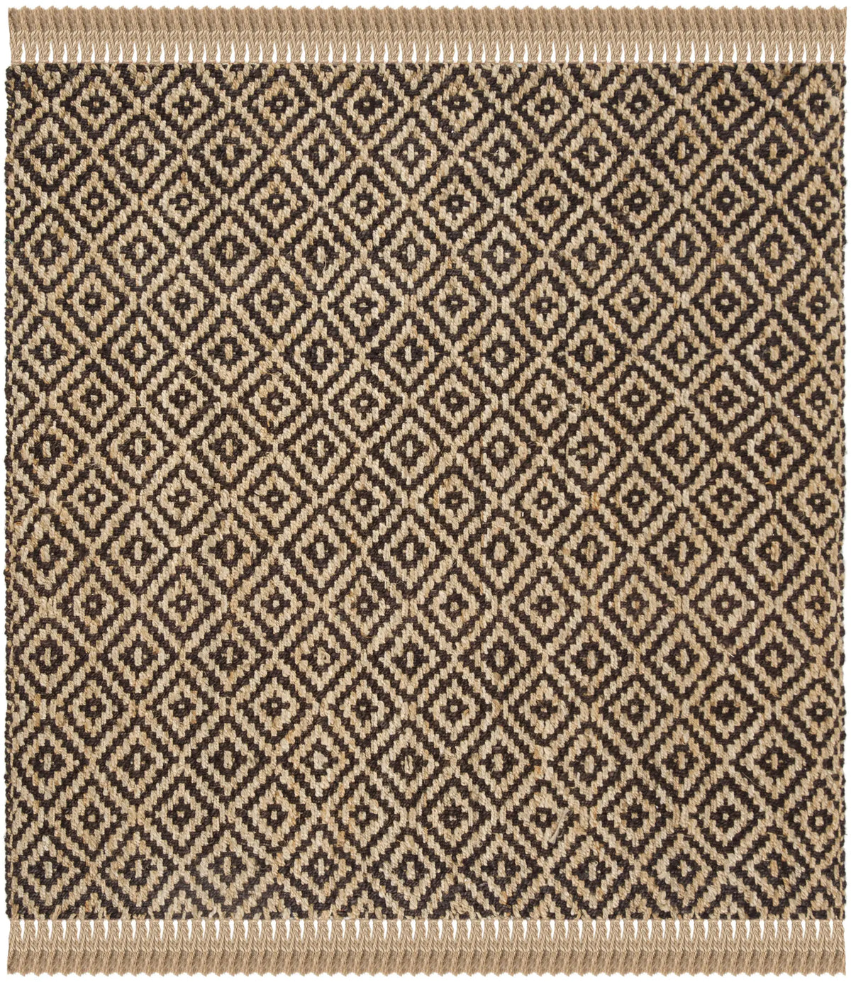 Safavieh Natural Fiber 6'-0" x 6'-0" Rug in Brown / Natural
