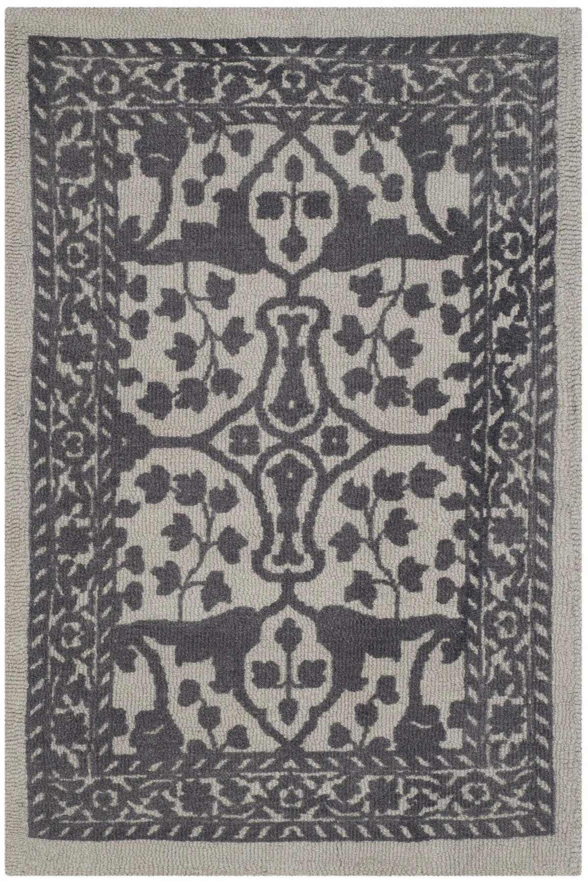 Safavieh Restoration Vintage 2'-0" x 3'-0" Rug in Silver / Grey