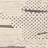Chandra Keeley KEE-57001 Ivory rug, close-up detail