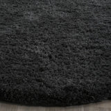 Safavieh Sheep Shag 4'-0" x 6'-0" Rug in Charcoal