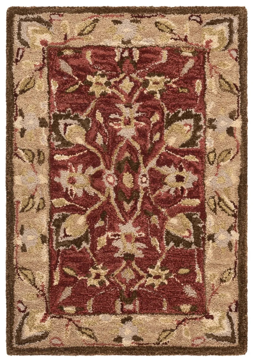 Safavieh Antiquity 2'-0" x 3'-0" Rug in Red / Beige