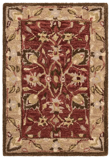 Safavieh Antiquity 2'-0" x 3'-0" Rug in Red / Beige