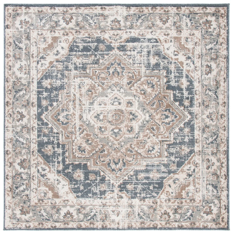 Safavieh Pyramid 6'-7" x 6'-7" Rug in Ivory / Beige