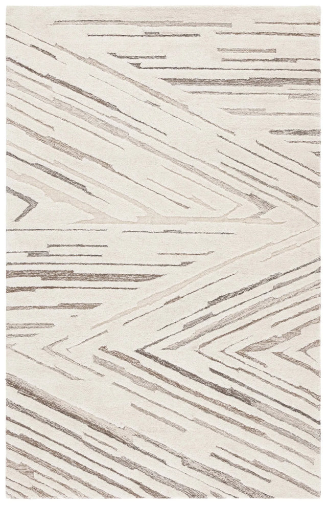 Safavieh Ebony 4'-0" x 6'-0" Rug in Ivory / Brown