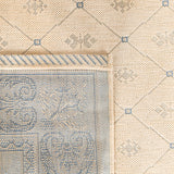 Safavieh Courtyard 4'-0" x 5'-7" Rug in Natural / Blue