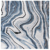 Safavieh Craft 6'-7" x 6'-7" Rug in Blue / Grey