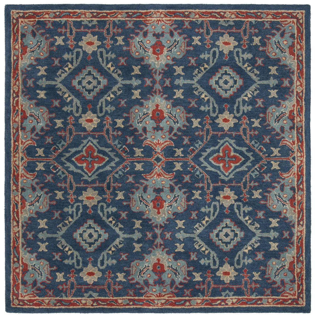 Safavieh Heritage 6'-0" x 6'-0" Rug in Blue / Multi