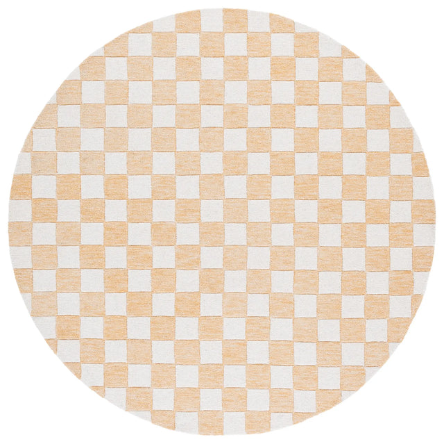 Safavieh Ebony 6'-0" x 6'-0" Rug in Gold / Ivory