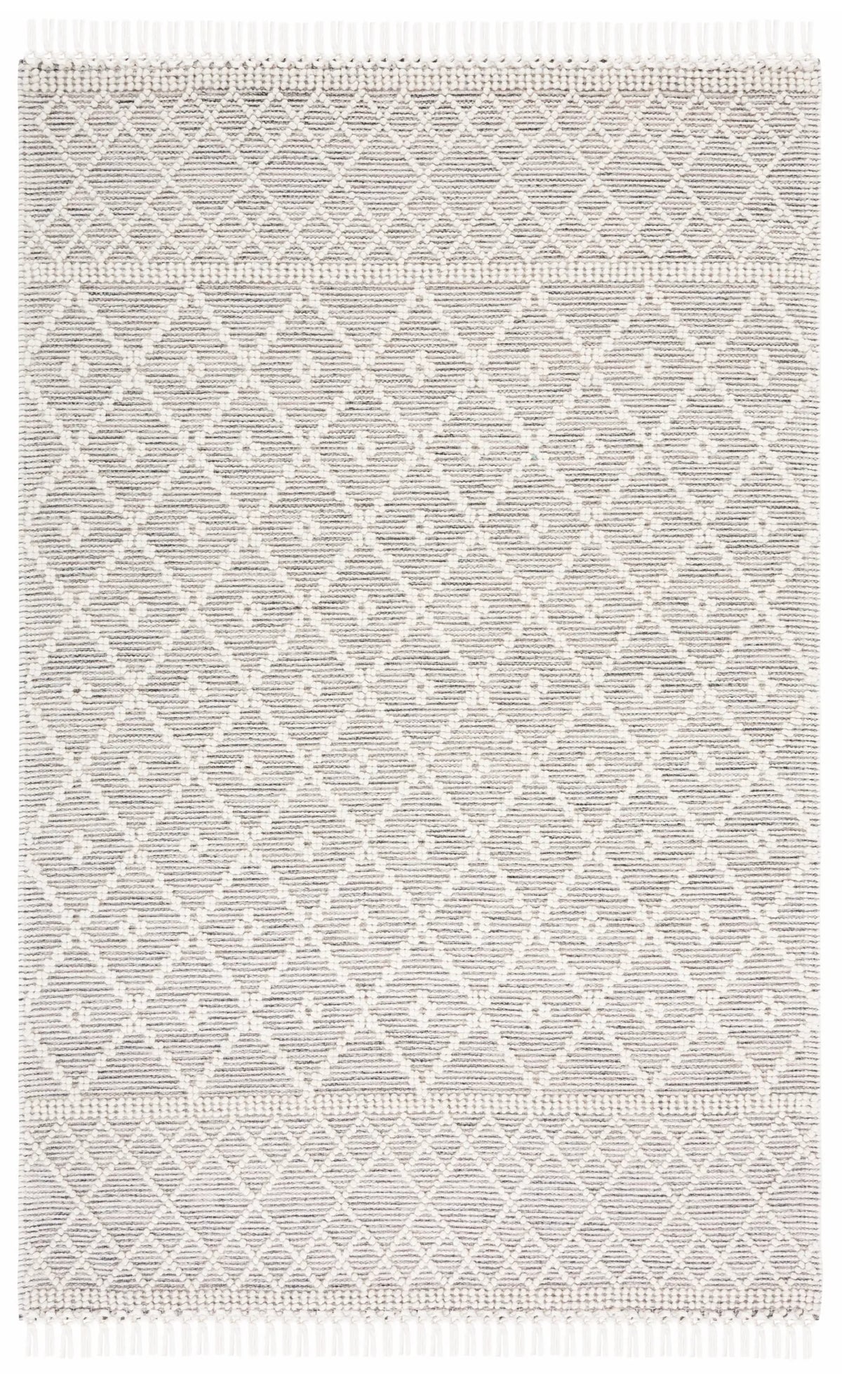 Safavieh Vermont 4'-0" x 6'-0" Rug in Ivory / Grey