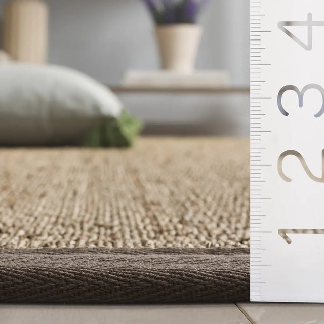 Safavieh Natural Fiber 4'-0" x 6'-0" Rug in Natural / Grey