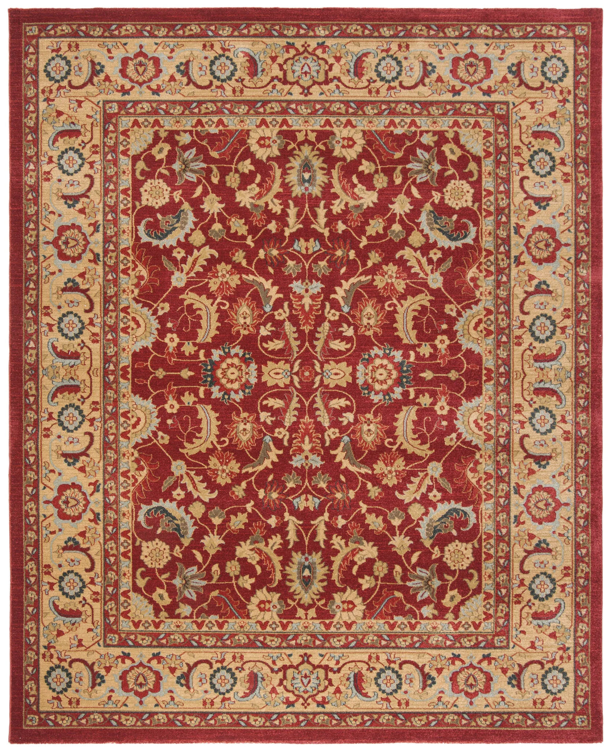 Safavieh Mahal 10'-0" x 14'-0" Rug in Red / Natural