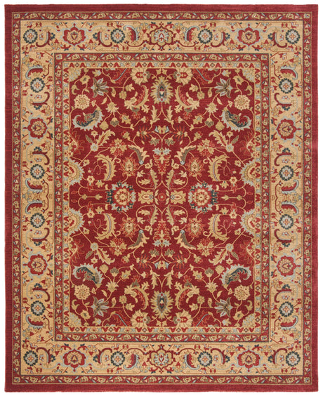 Safavieh Mahal 10'-0" x 14'-0" Rug in Red / Natural