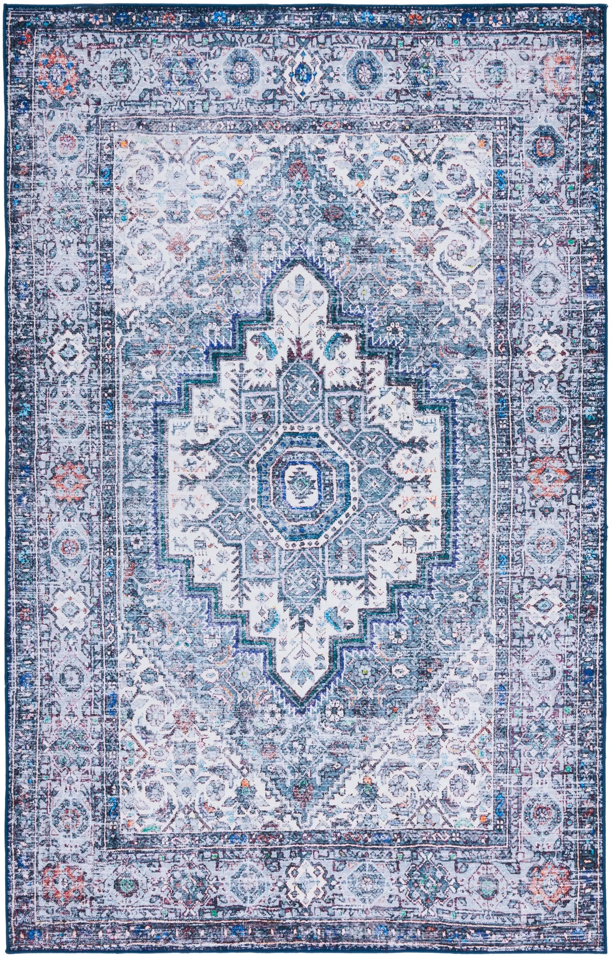 Safavieh Tucson 4'-0" x 6'-0" Rug in Beige / Green