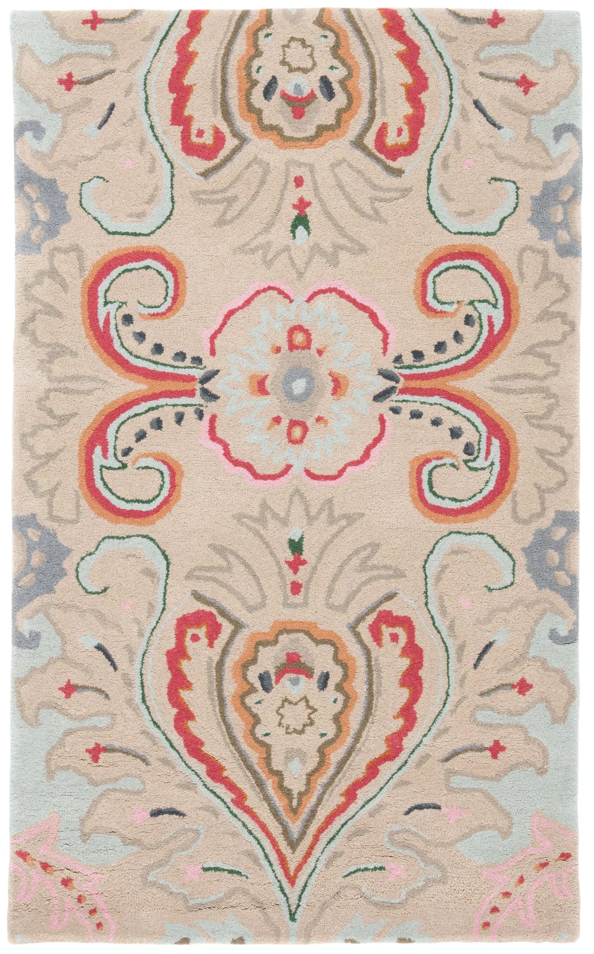 Safavieh Bella 3'-0" x 5'-0" Rug in Beige / Blue