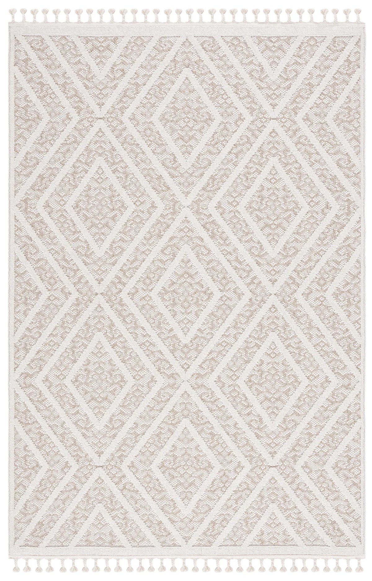 Safavieh Global 4'-0" x 6'-0" Rug in Light Beige / Brown