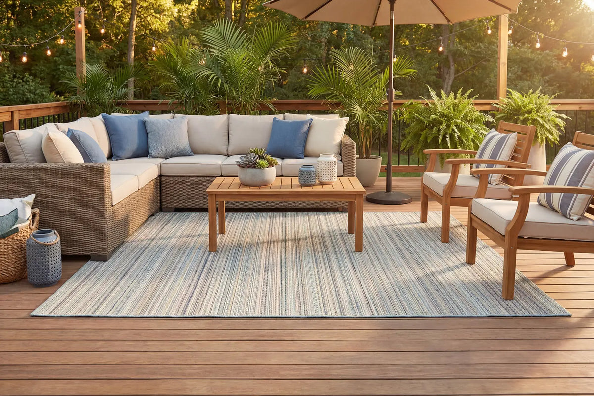 Dynamic Rugs Brighton 8160 Blue Rugs - Room