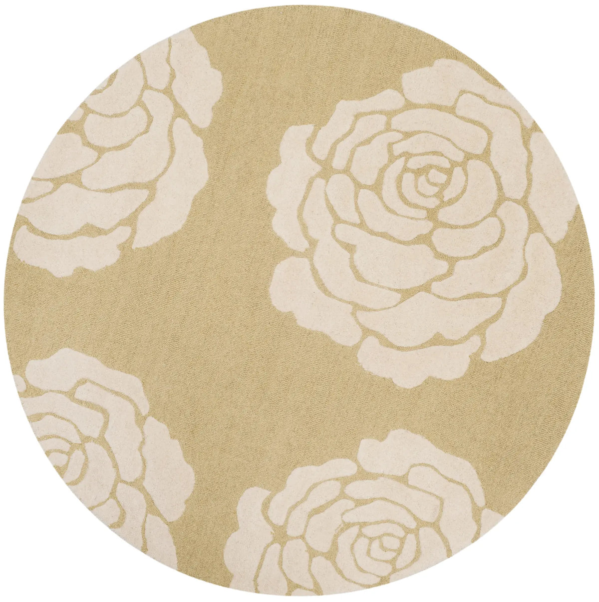 Safavieh Cambridge 6'-0" x 6'-0" Rug in Light Gold / Ivory
