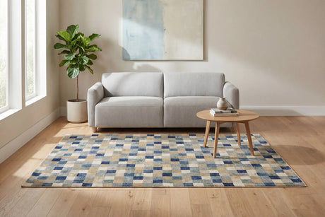 Dynamic Rugs Eclipse 63339 Multi Blue Rugs - Room