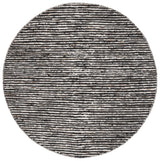 Safavieh Natura 6'-0" x 6'-0" Rug in Black / Ivory