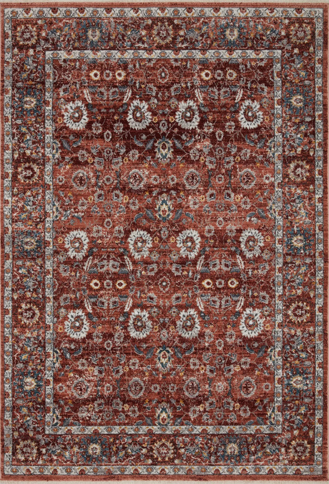 Loloi Samra Sam-07 Brick/Multi Rugs - main flat