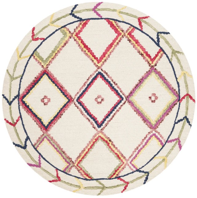 Safavieh Bellagio 5'-0" x 5'-0" Rug in Ivory / Multi