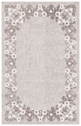 Safavieh Ebony 4'-0" x 6'-0" Rug in Grey / Ivory