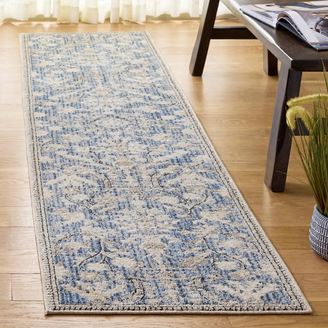 Safavieh Grove 2'-2" x 8'-0" Rug in Blue / Ivory