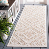 Safavieh Global 2'-2" x 8'-0" Rug in Light Beige / Brown