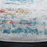 Safavieh Madison 6'-7" x 6'-7" Rug in Ivory / Blue
