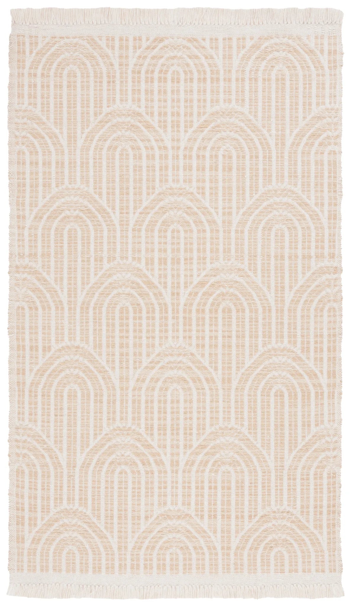 Safavieh Kilim 4'-0" x 6'-0" Rug in Gold / Ivory