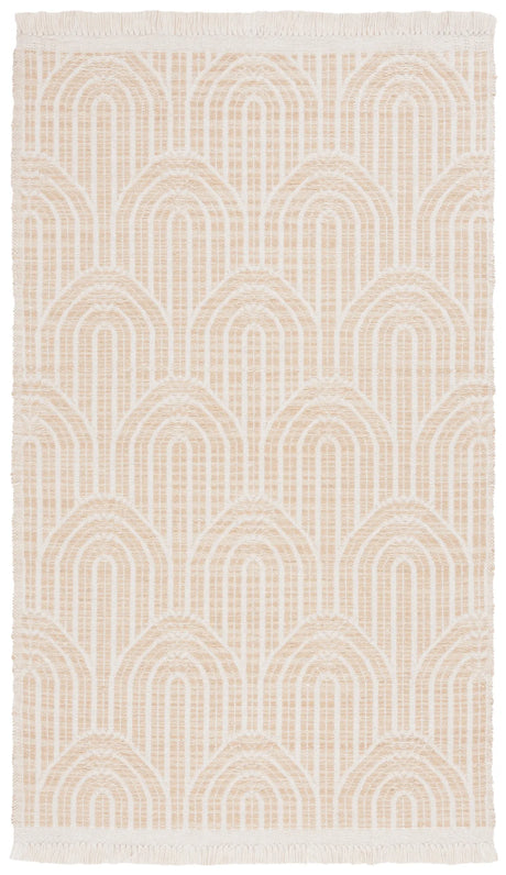 Safavieh Kilim 4'-0" x 6'-0" Rug in Gold / Ivory