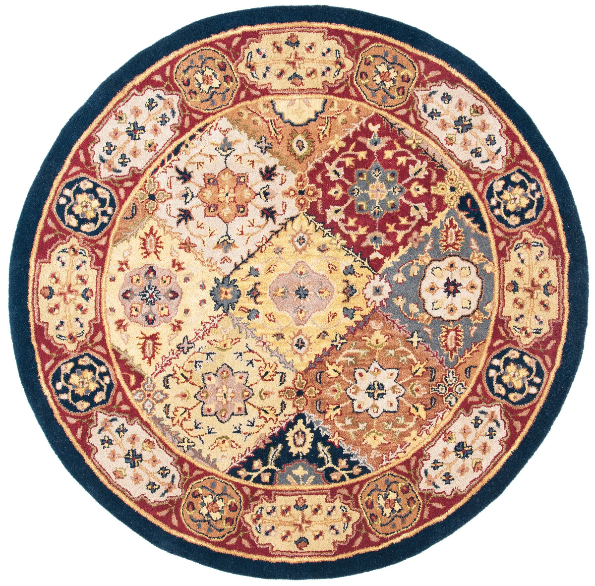 Safavieh Heritage 6'-0" x 6'-0" Rug in Multi / Red