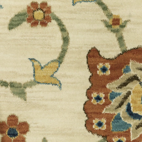 Oriental Weavers Sphinx Francesca Fr01G Ivory/ Multi Rug - room scene 2