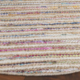 Safavieh Cape Cod 6'-0" x 6'-0" Rug in Natural / Rust