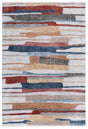 Safavieh Forum 500 5'-0" x 7'-0" Rug in Ivory / Rust Blue