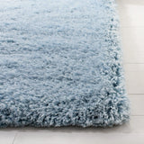 Safavieh Supreme Shag 4'-0" x 6'-0" Rug in Light Blue